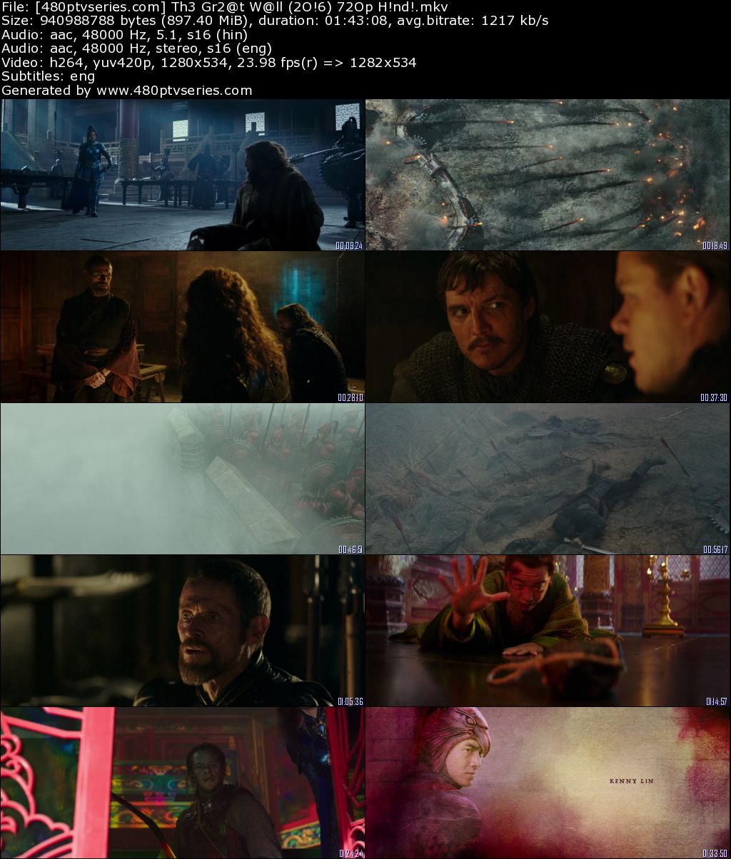 The great wall 2017 full movie download in hindi 2025